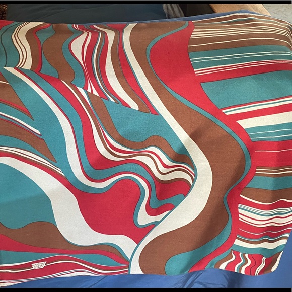 Modern Abstract Liberty of London Silk Scarf - Picture 6 of 6